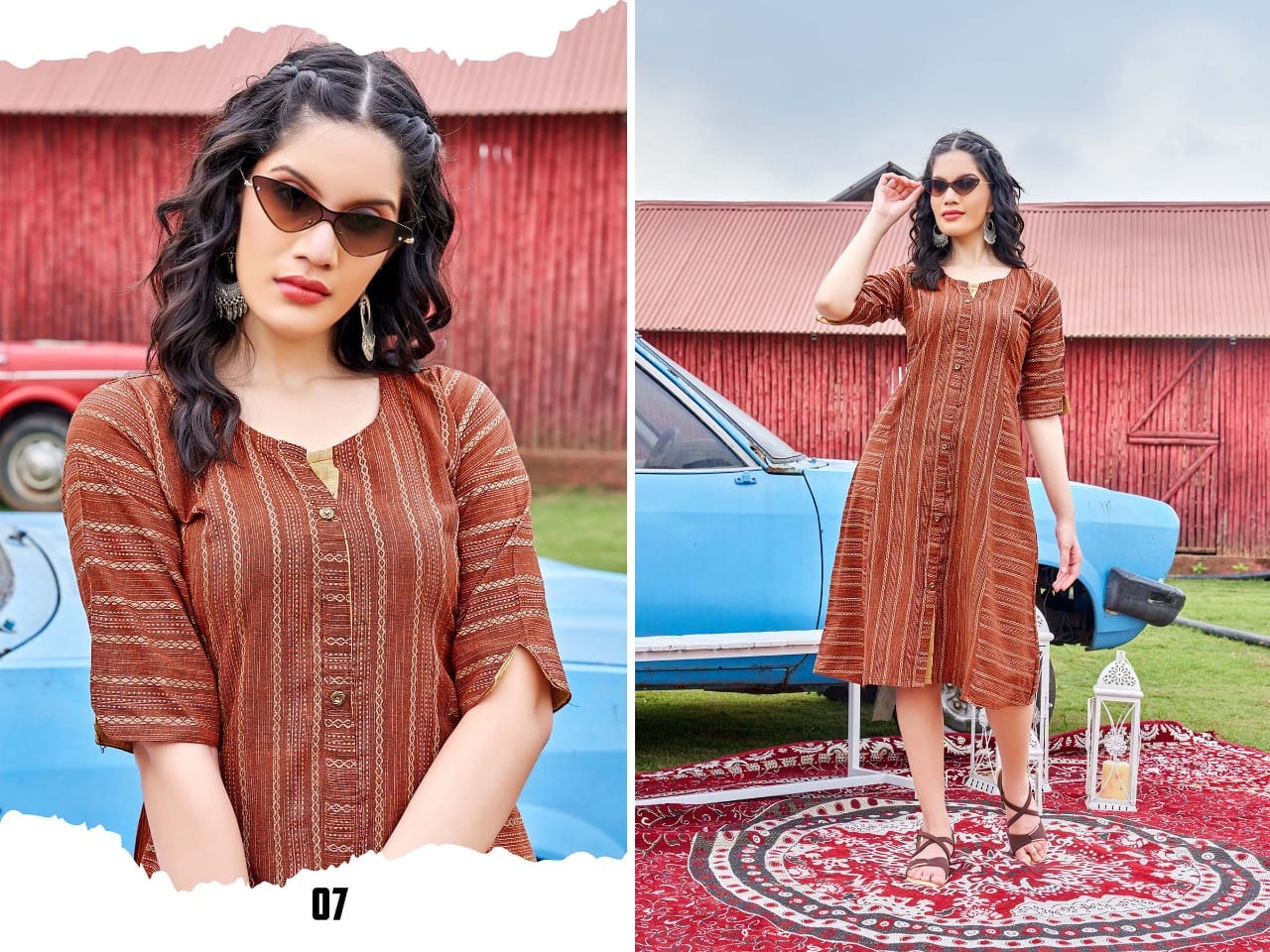 Smita By Kinti 01-08 Printed Kurtis Catalog